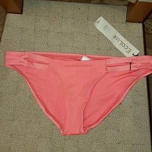 NWT Vitamin A Size Small (6) Coral Bikini Bottom